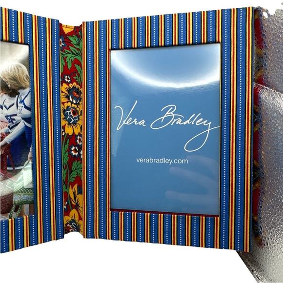 NWOT VERA BRADLEY Quilted Cotton Picture Frame - Picture 6 of 7